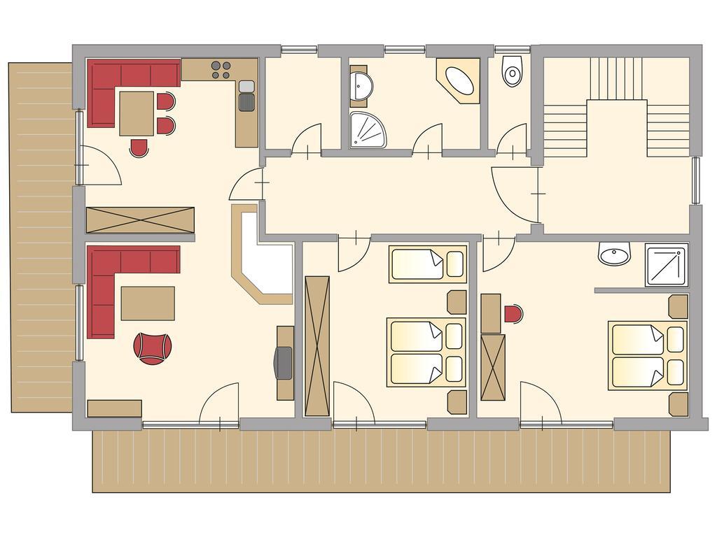 Appartement Knapp Wald im Pinzgau Quarto foto